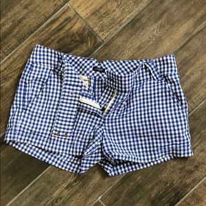 Jcrew gingham shorts